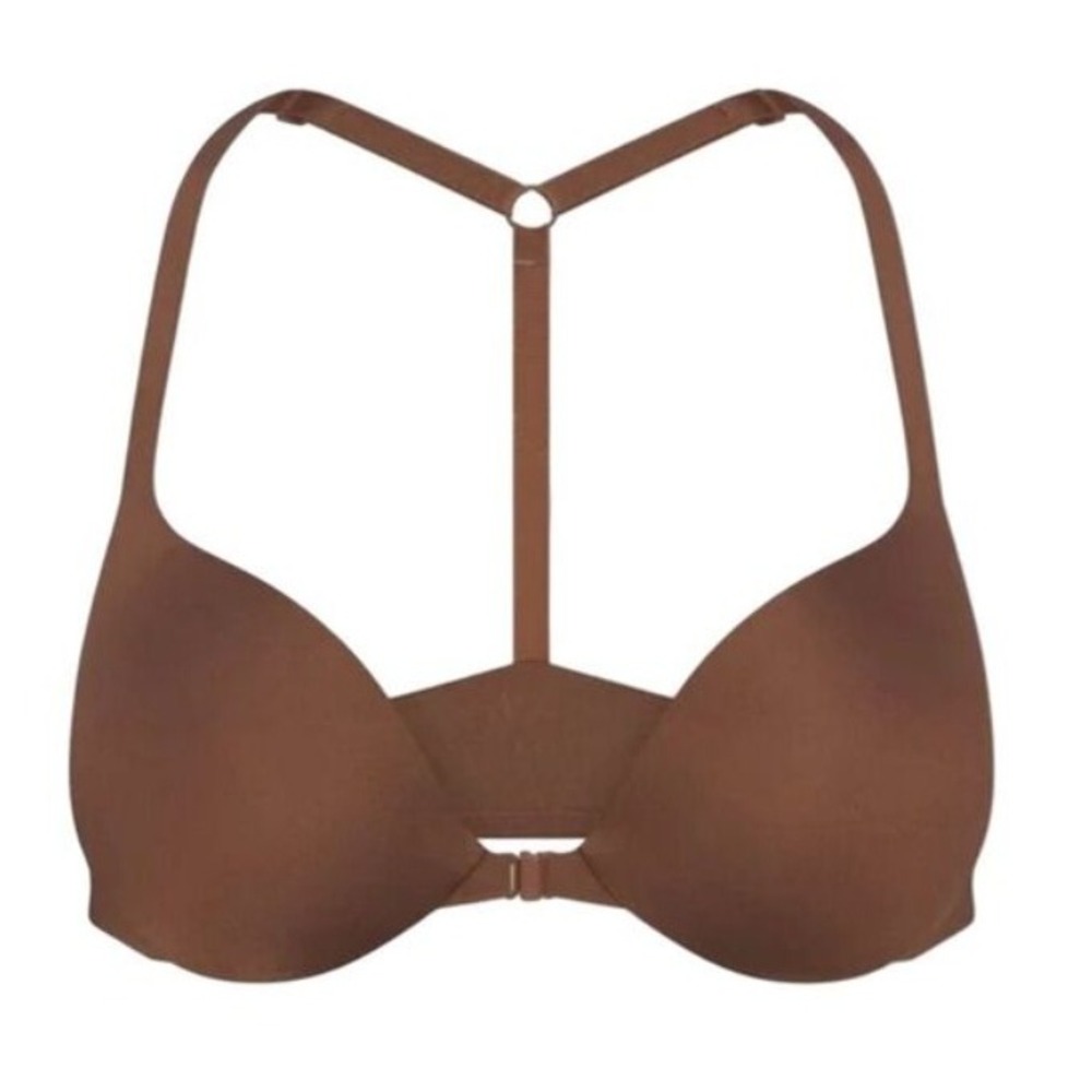 Skims Ultimate Push Up Front Closure Bra BA-PLG-4376 Cocoa 36B